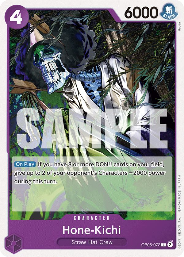 Carte Hone-Kichi OP05-072_p1 Common Alt Art — One Piece TCG OP-05 Awakening of the New Era (Bandai)