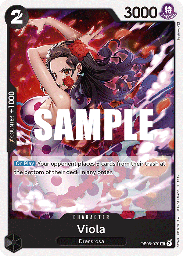 Carte Viola OP05-079 Uncommon — One Piece TCG OP-05 (Bandai)