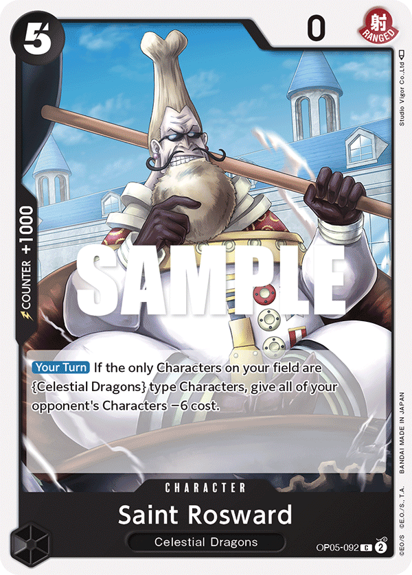 Carte Saint Rosward OP05-092 Common — One Piece TCG OP-05 Awakening of the New Era (Bandai)