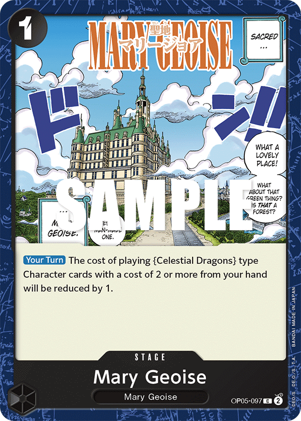 Carte Mary Geoise OP05-097 Common — One Piece TCG OP-05 Awakening of the New Era (Bandai)
