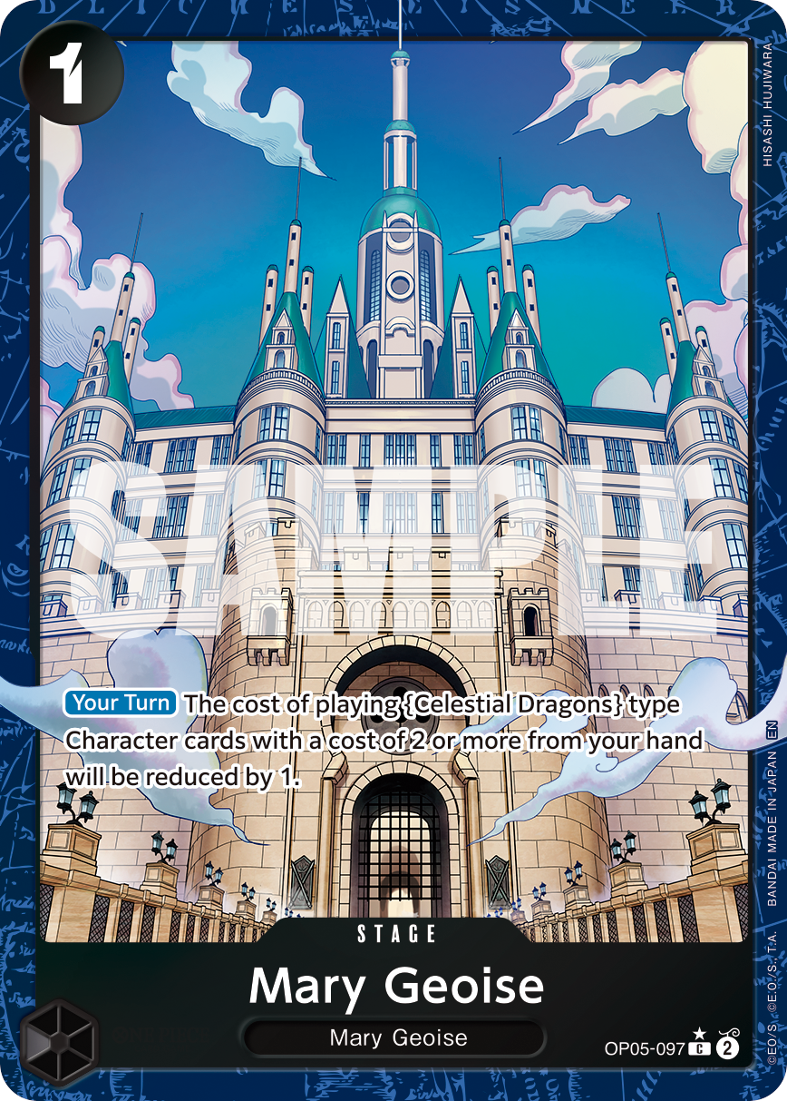 Carte Terre Sainte de Marie Joie OP05-097_p2 Common Alt Art — One Piece TCG PRB-02 The Best Vol. 2 (Bandai)