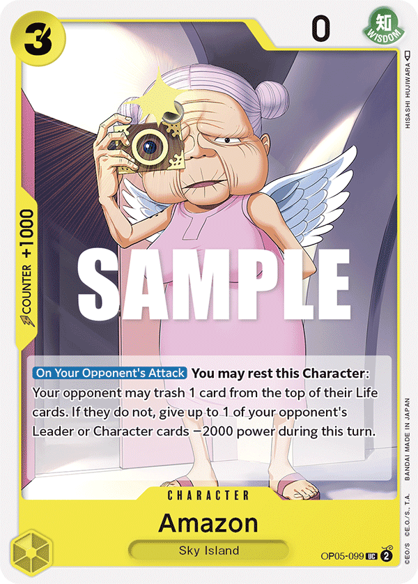 Carte Amazon OP05-099 Uncommon — One Piece TCG OP-05 Awakening of the New Era (Bandai)