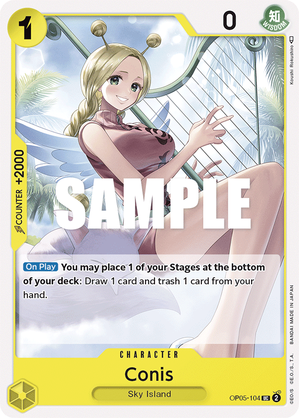Carte Conis OP05-104 Uncommon — One Piece TCG OP-05 Awakening of the New Era (Bandai)