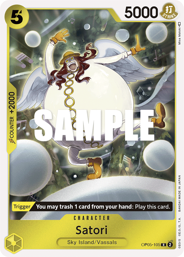 Carte Satori OP05-105 Rare — One Piece TCG OP-05 Awakening of the New Era (Bandai)