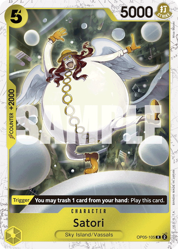 Carte Satori OP05-105_p2 Rare Alt Art — One Piece TCG PRB-01 The Best (Bandai)