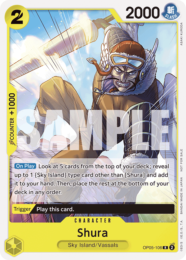 Shura OP05-106_p1 (Rare) — V.2 Alt Art