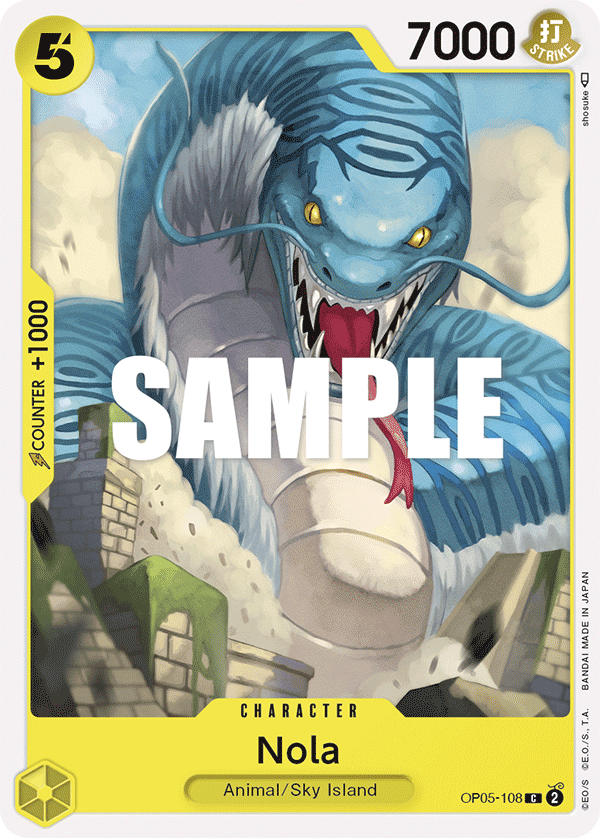 Carte Nola OP05-108 Common — One Piece TCG OP-05 Awakening of the New Era (Bandai)