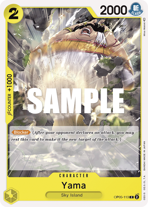 Carte Yama OP05-113 Common — One Piece TCG OP-05 Awakening of the New Era (Bandai)