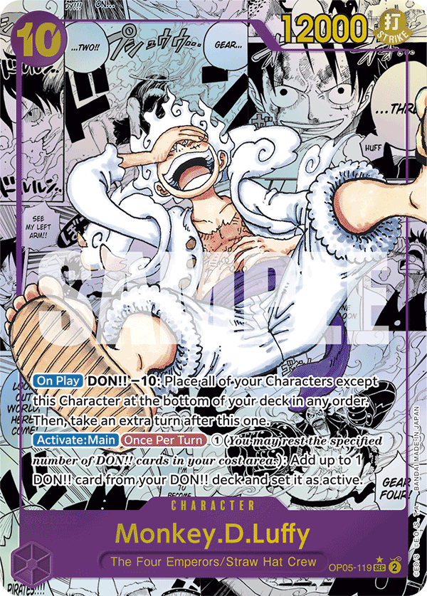 Carte Monkey.D.Luffy OP05-119_p5 Special — One Piece TCG OP-11 (Bandai)