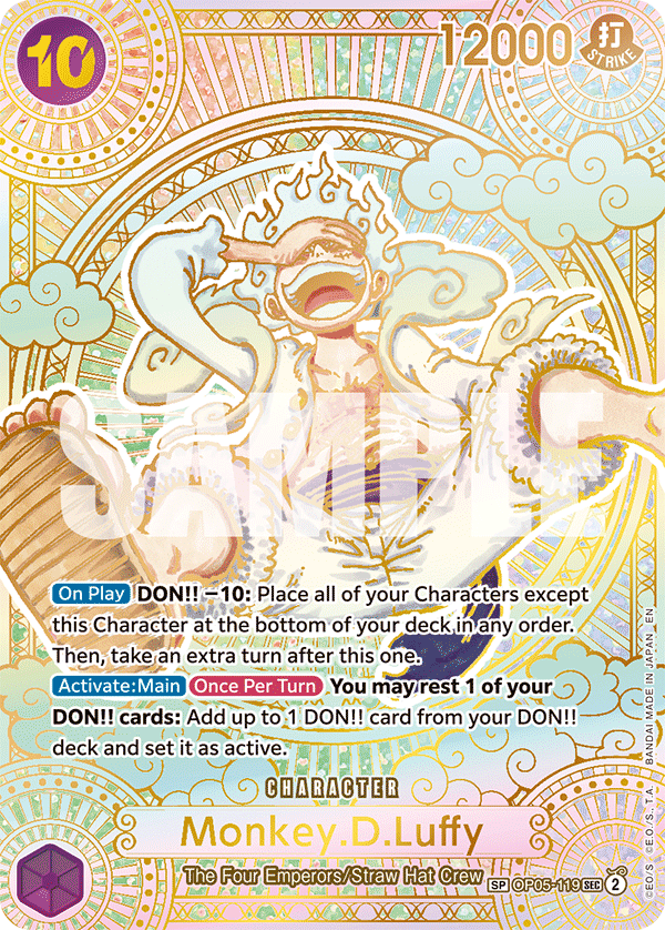Carte Monkey.D.Luffy OP05-119_p8 Special — One Piece TCG OP-11 (Bandai)