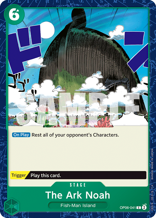Carte The Ark Noah OP06-041 Common — One Piece TCG OP-06 Wings of the Captain (Bandai)
