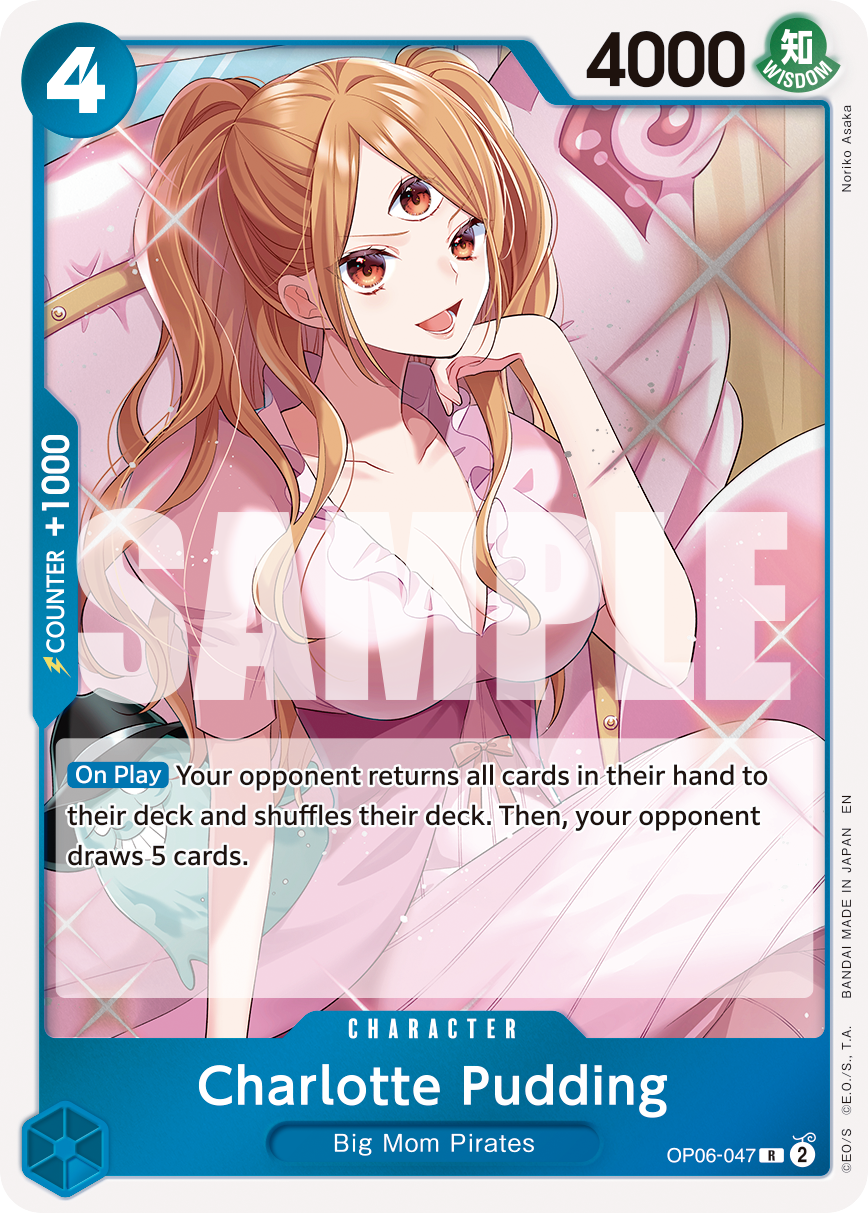 Charlotte Pudding OP06-047_r1 (Rare) — Serial V.1 Serial
