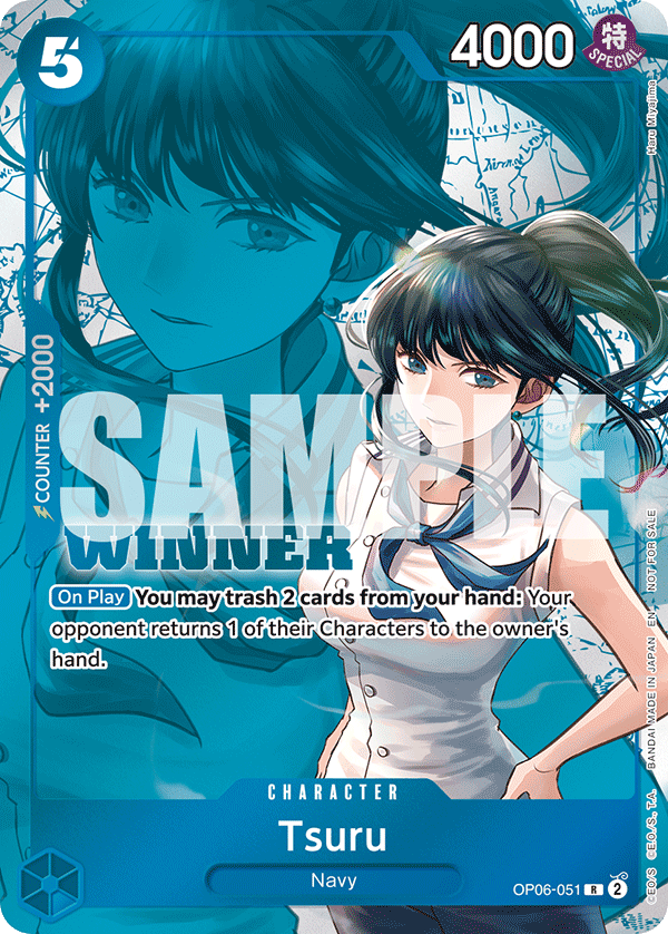 Tsuru OP06-051_p2 (Rare) — V.3 Alt Art
