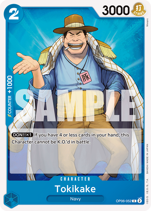 Carte Tokikake OP06-052 Common — One Piece TCG OP-06 Wings of the Captain (Bandai)