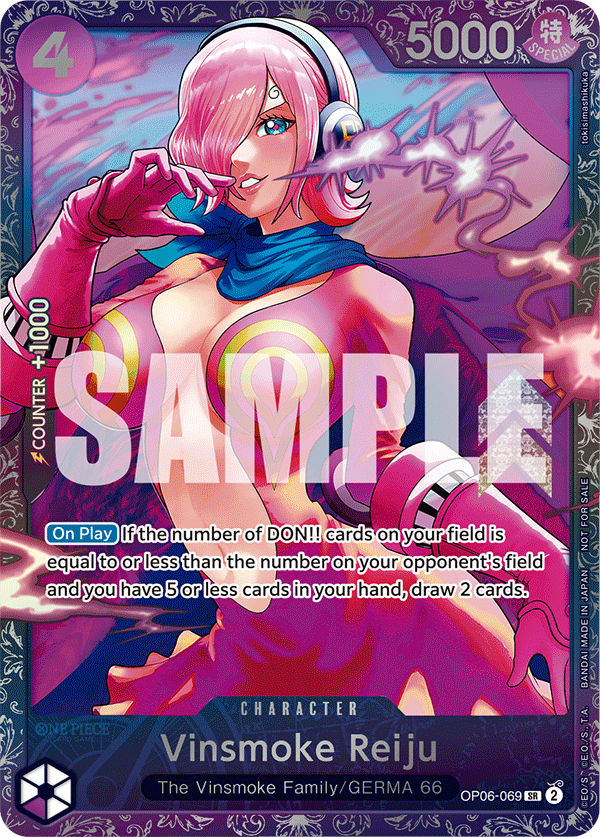 Vinsmoke Reiju OP06-069_p2 (Super Rare) — V.3 Alt Art