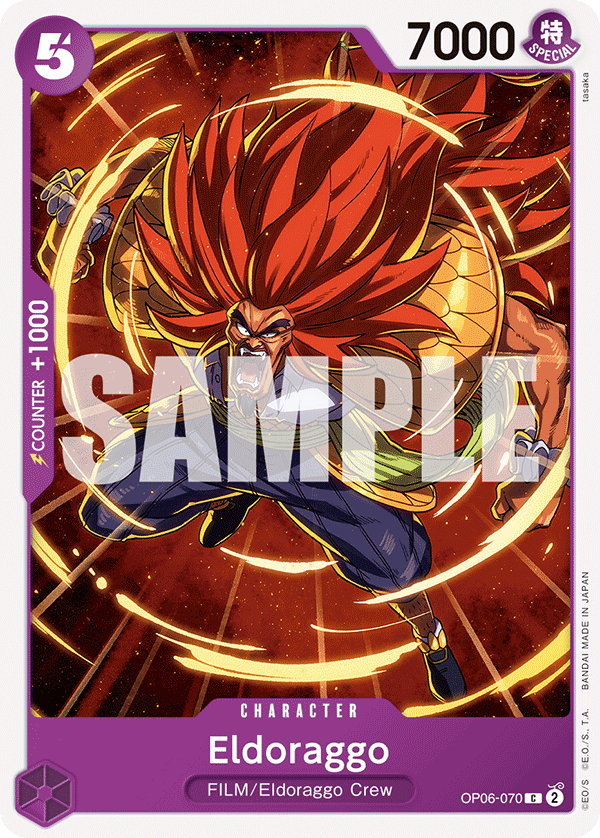 Carte Eldoraggo OP06-070 Common — One Piece TCG OP-06 Wings of the Captain (Bandai)