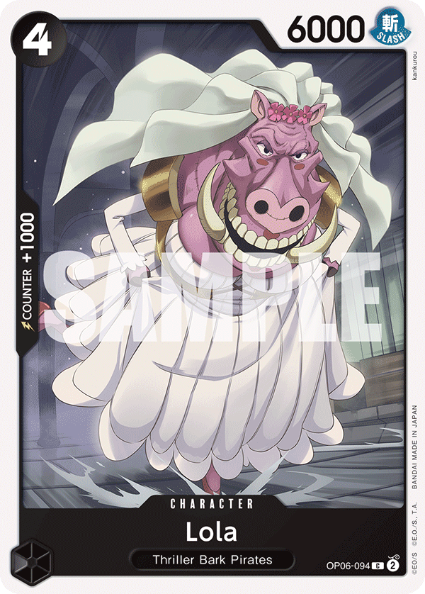 Carte Lola OP06-094 Common — One Piece TCG OP-06 Wings of the Captain (Bandai)