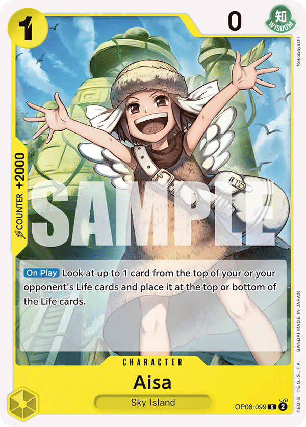 Carte Aisa OP06-099 Common — One Piece TCG OP-06 (Bandai)