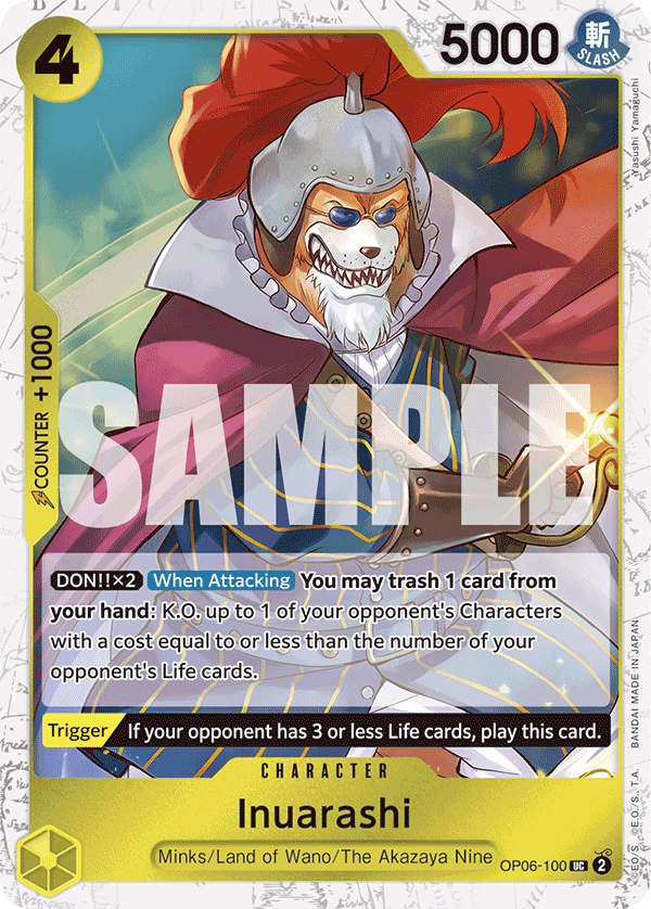 Carte Caborage OP06-100_p2 Uncommon — One Piece TCG PRB-01 (Bandai)