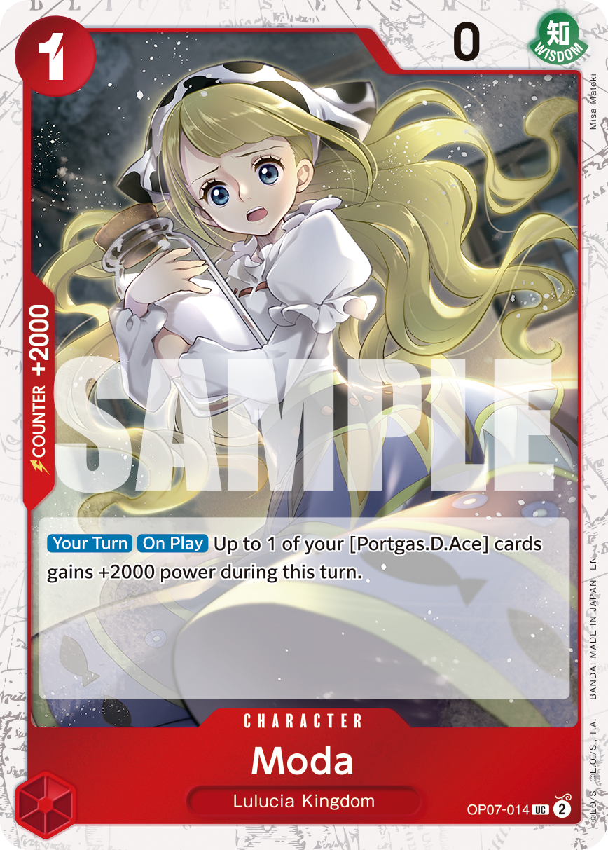 Moda OP07-014_p1 (Uncommon) — V.2 Alt Art