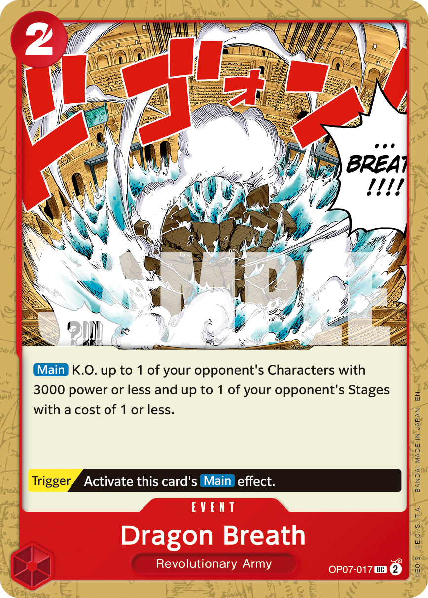 Dragon Breath OP07-017_r1 (Uncommon) — Serial V.1 Serial