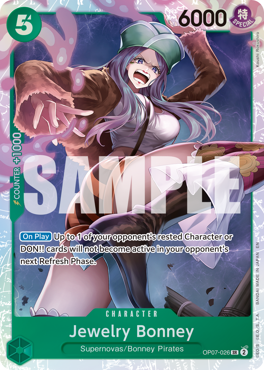 Jewelry Bonney OP07-026_r1 (Super Rare) — Serial V.1 Serial