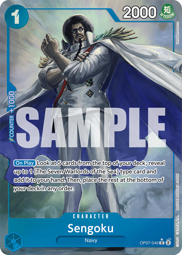 Carte Sengoku OP07-046_p1 Rare Alt Art — One Piece TCG OP-07 500 Years in the Future (Bandai)