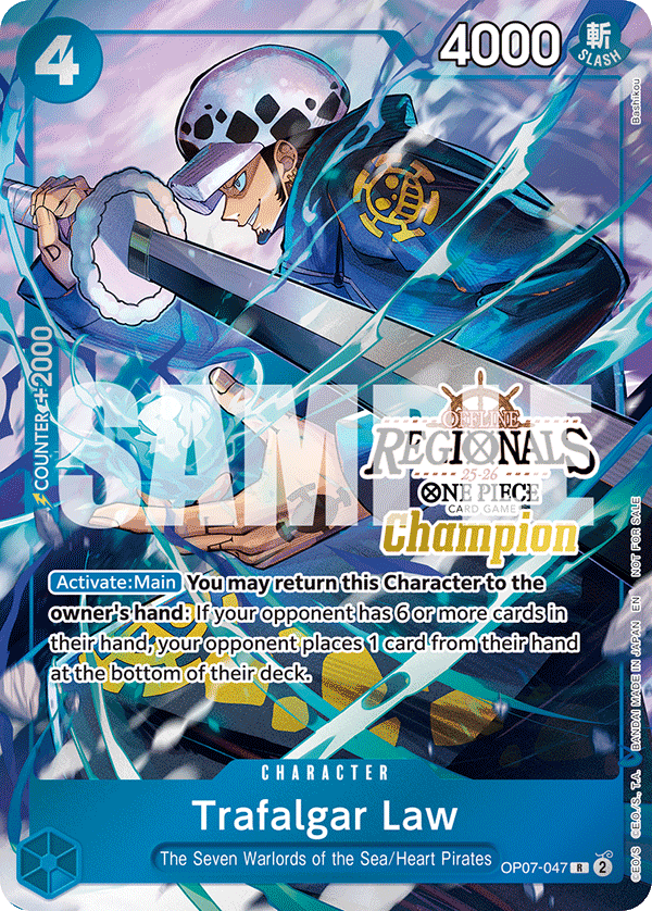 Trafalgar Law OP07-047_p4 (Rare) — V.5 Alt Art