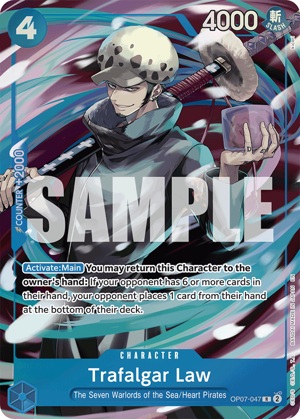 Carte Trafalgar Law OP07-047_p5 Rare Alt Art — One Piece TCG OTHER One Piece Products (Bandai)