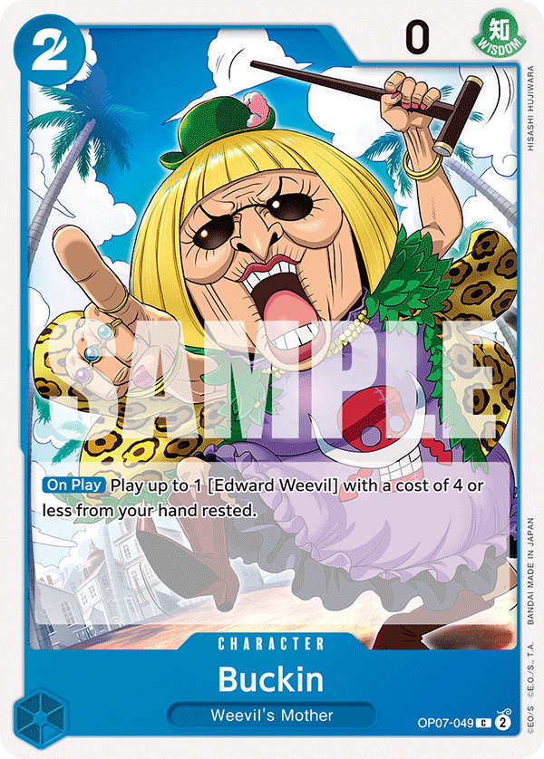 Carte Buckin OP07-049 Common — One Piece TCG OP-07 500 Years in the Future (Bandai)