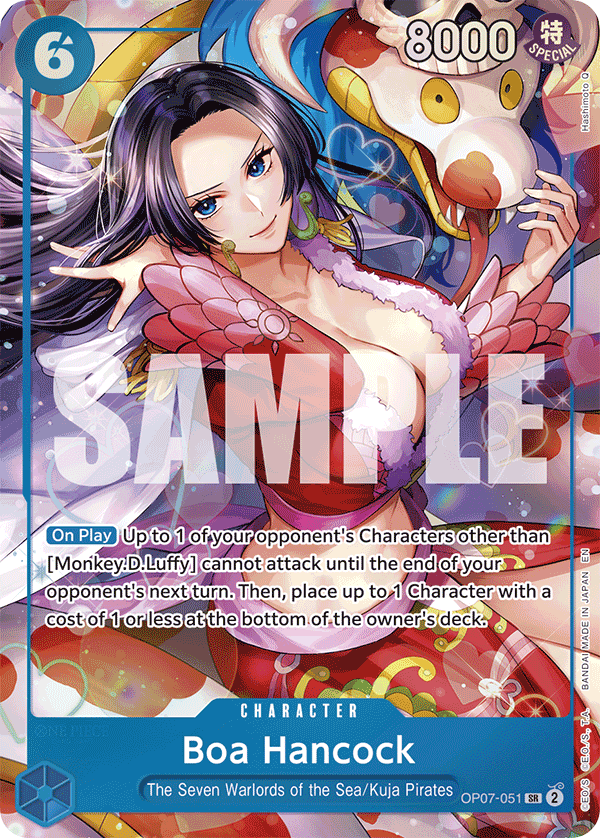 Carte Boa Hancock OP07-051_p4 Super Rare Alt Art — One Piece TCG OTHER One Piece Products (Bandai)