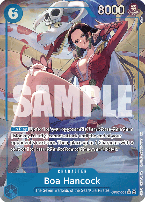 Carte Boa Hancock OP07-051_p5 Super Rare Alt Art — One Piece TCG OTHER One Piece Products (Bandai)
