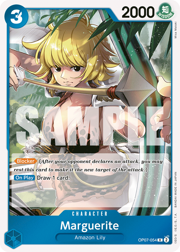Carte Marguerite OP07-054 Rare — One Piece TCG OP-07 (Bandai)