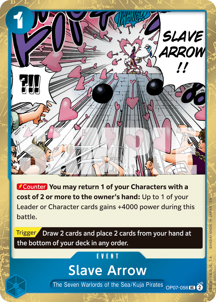 Carte Slave Arrow OP07-056_p1 Uncommon Alt Art — One Piece TCG PRB-02 The Best Vol. 2 (Bandai)