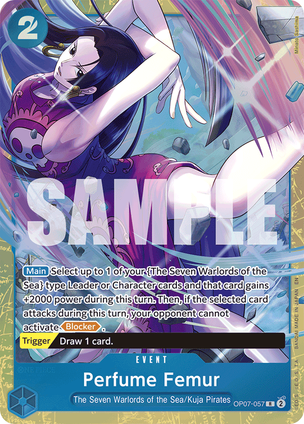 Carte Perfume Femur OP07-057_p1 Rare Alt Art — One Piece TCG OTHER One Piece Products (Bandai)