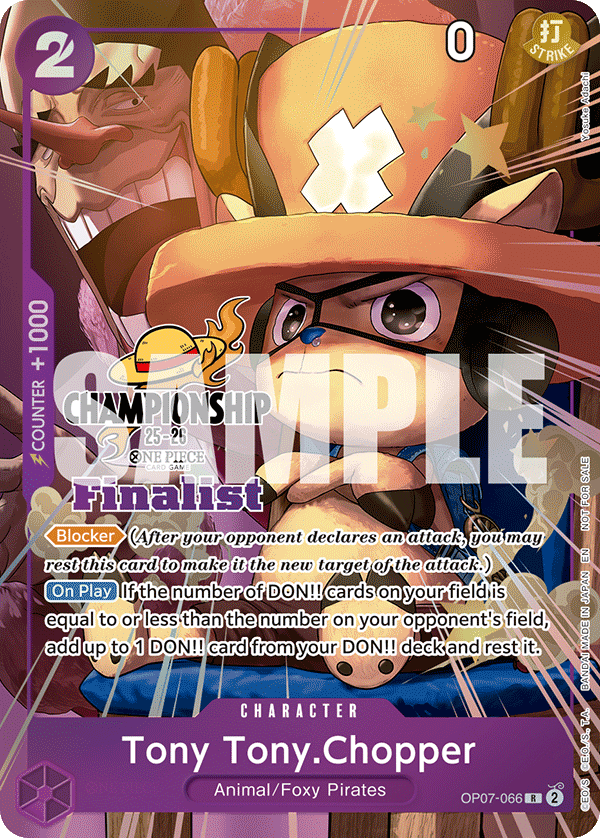 Tony Tony.Chopper OP07-066_p2 (Rare) — V.3 Alt Art