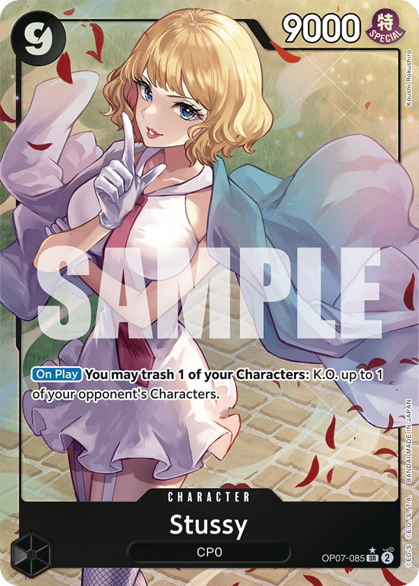 Stussy OP07-085_p1 (Super Rare) — V.2 Alt Art