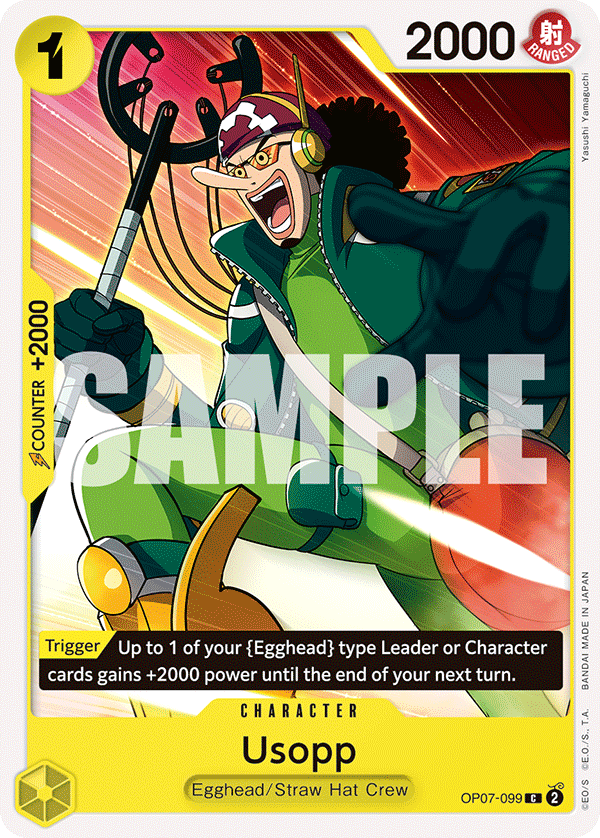 Carte Usopp OP07-099 Common — One Piece TCG OP-07 (Bandai)