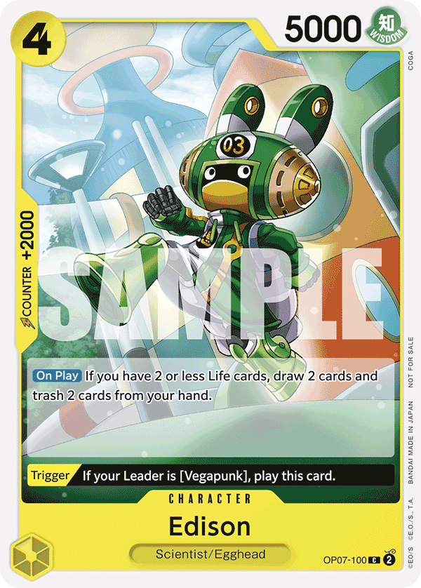 Edison OP07-100_p1 (Common) — V.2 Alt Art