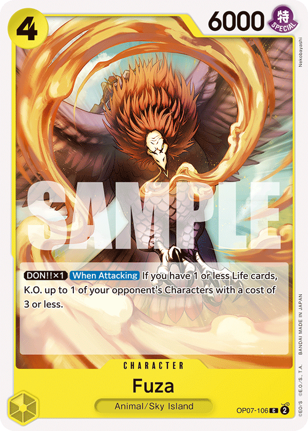 Carte Fuza OP07-106 Common — One Piece TCG OP-07 500 Years in the Future (Bandai)