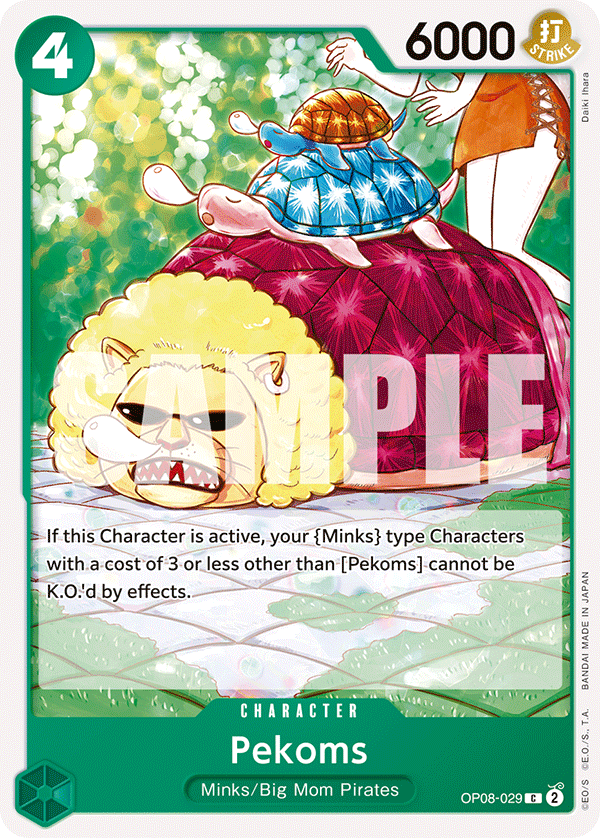 Carte Pekoms OP08-029 Common — One Piece TCG OP-08 Two Legends (Bandai)