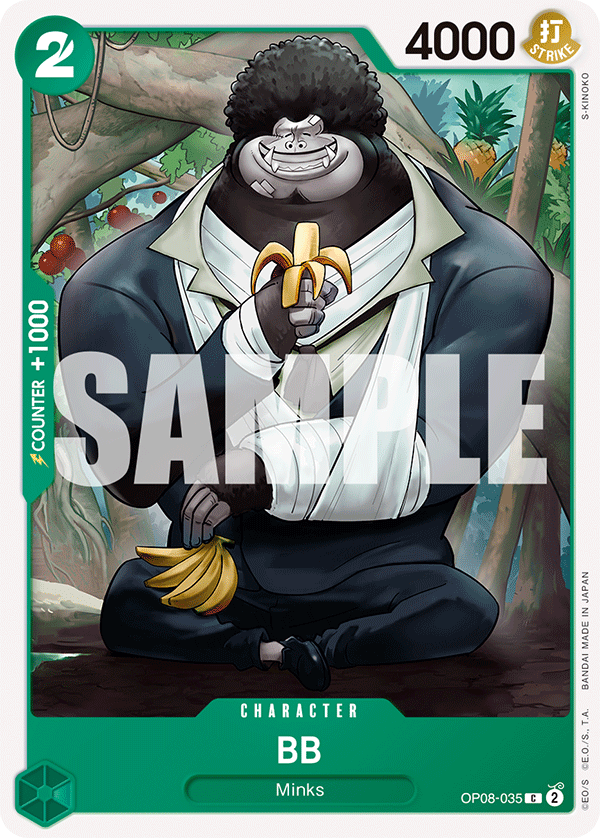 Carte BB OP08-035 Common — One Piece TCG OP-08 Two Legends (Bandai)