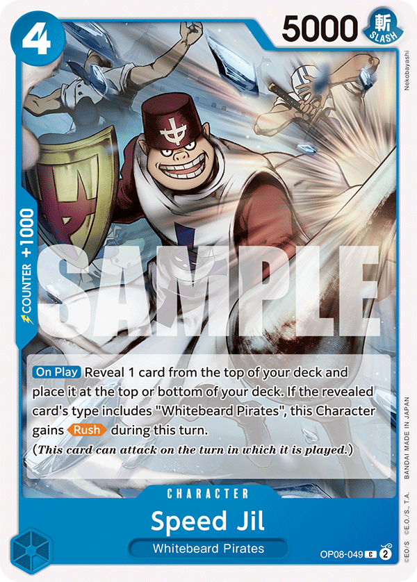 Carte Speed Jil OP08-049 Common — One Piece TCG OP-08 (Bandai)