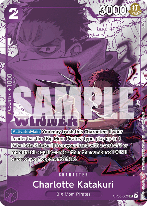 Charlotte Katakuri OP08-062_p2 (Uncommon) — V.3 Alt Art