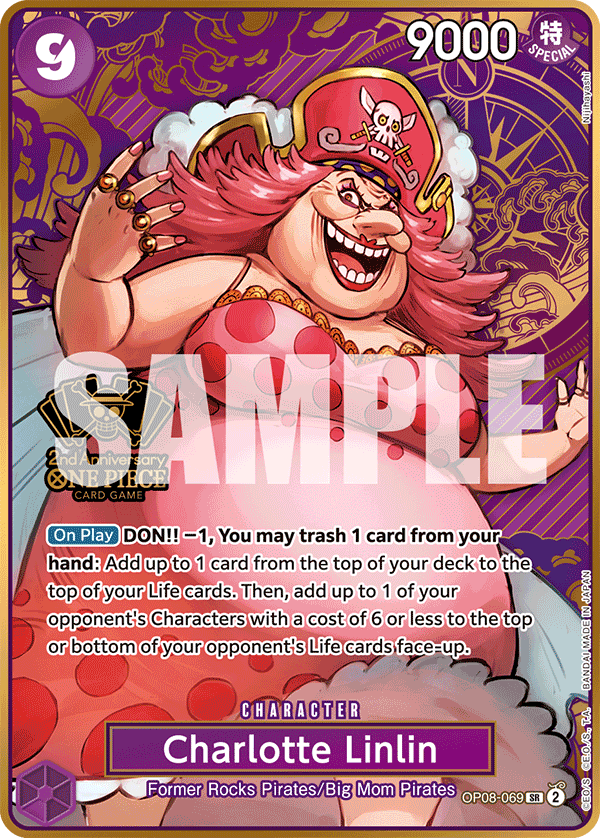 Carte Charlotte Linlin OP08-069_p2 Super Rare Alt Art — One Piece TCG OTHER One Piece Products (Bandai)