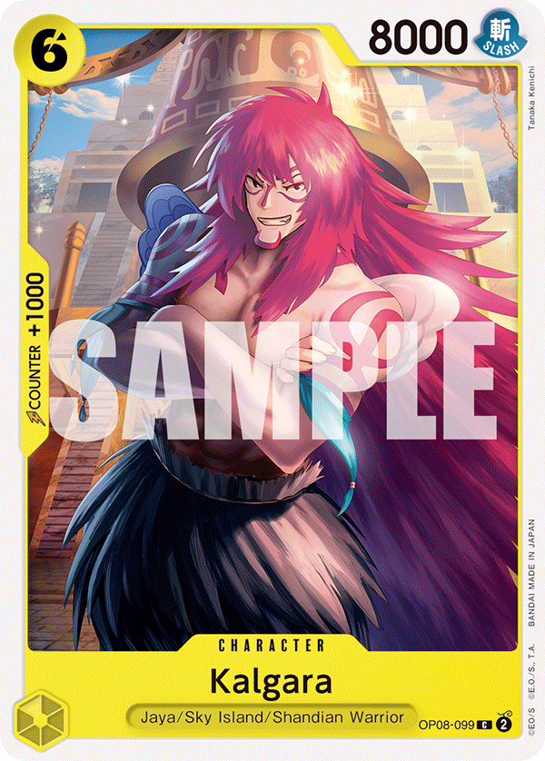 Carte Kalgara OP08-099 Common — One Piece TCG OP-08 (Bandai)