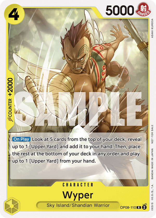 Wyper OP08-110_p2 (Rare) — V.3 Alt Art
