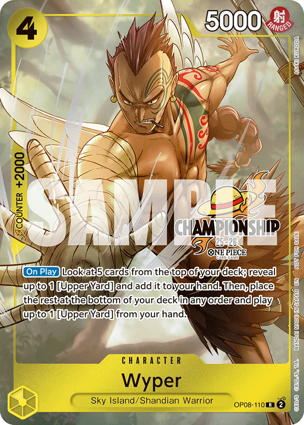 Wyper OP08-110_p4 (Rare) — V.5 Alt Art