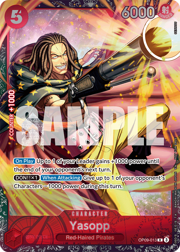 Yasopp OP09-013_p1 (Special) — V.2 Alt Art