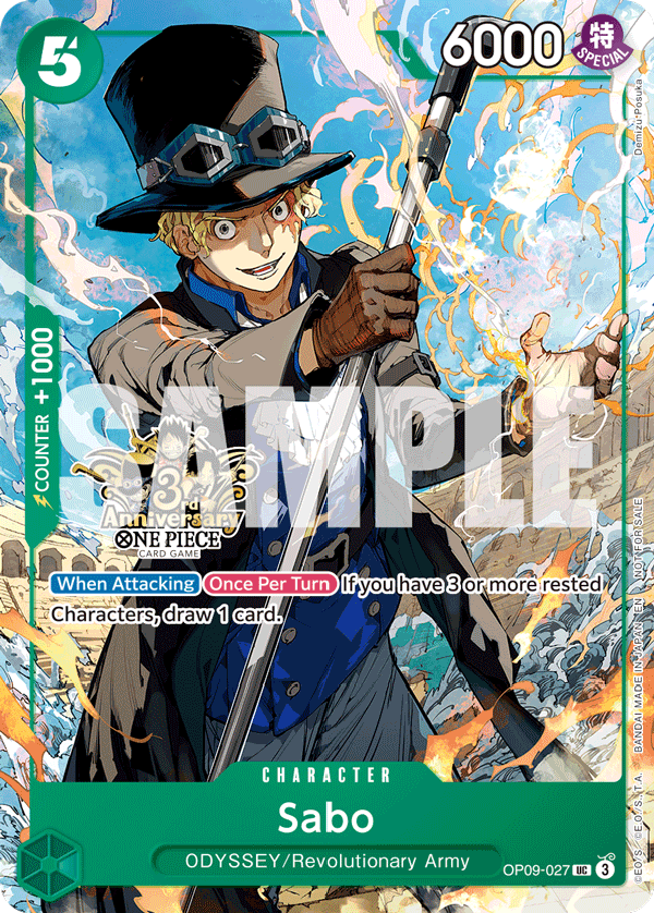 Sabo OP09-027_p2 (Uncommon) — V.3 Alt Art